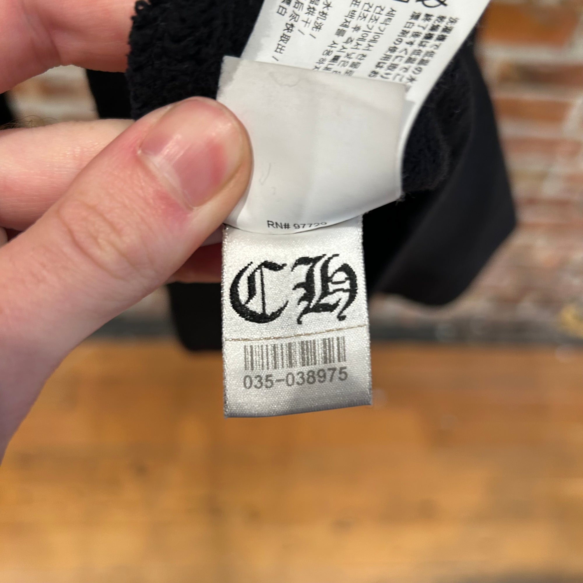 CHROME HEARTS SLO RIDE CREWNECK ‘BLACK’