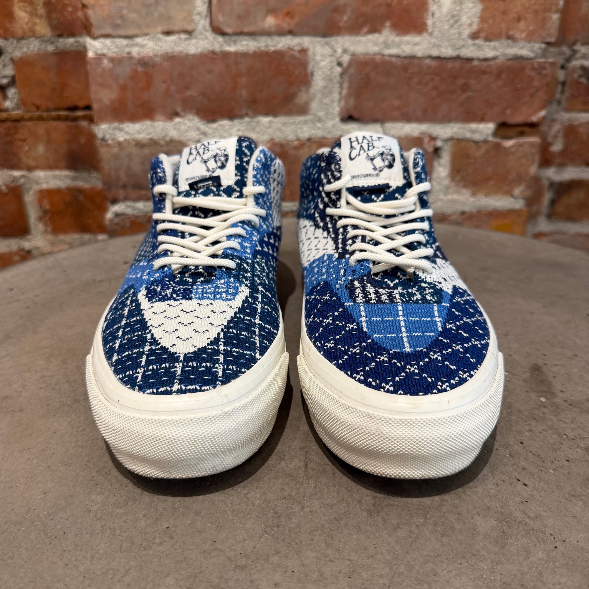 VANS X FDMTL PREMIUM LX SASHIKO HALF CAB SNEAKERS ‘BLUE’