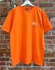 STUSSY CLASSIC LOGO TEE ‘NEON ORANGE’