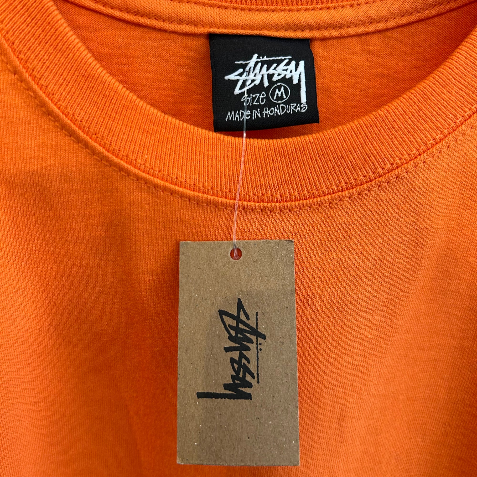 STUSSY CLASSIC LOGO TEE ‘NEON ORANGE’
