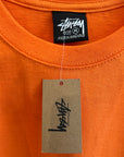 STUSSY CLASSIC LOGO TEE ‘NEON ORANGE’