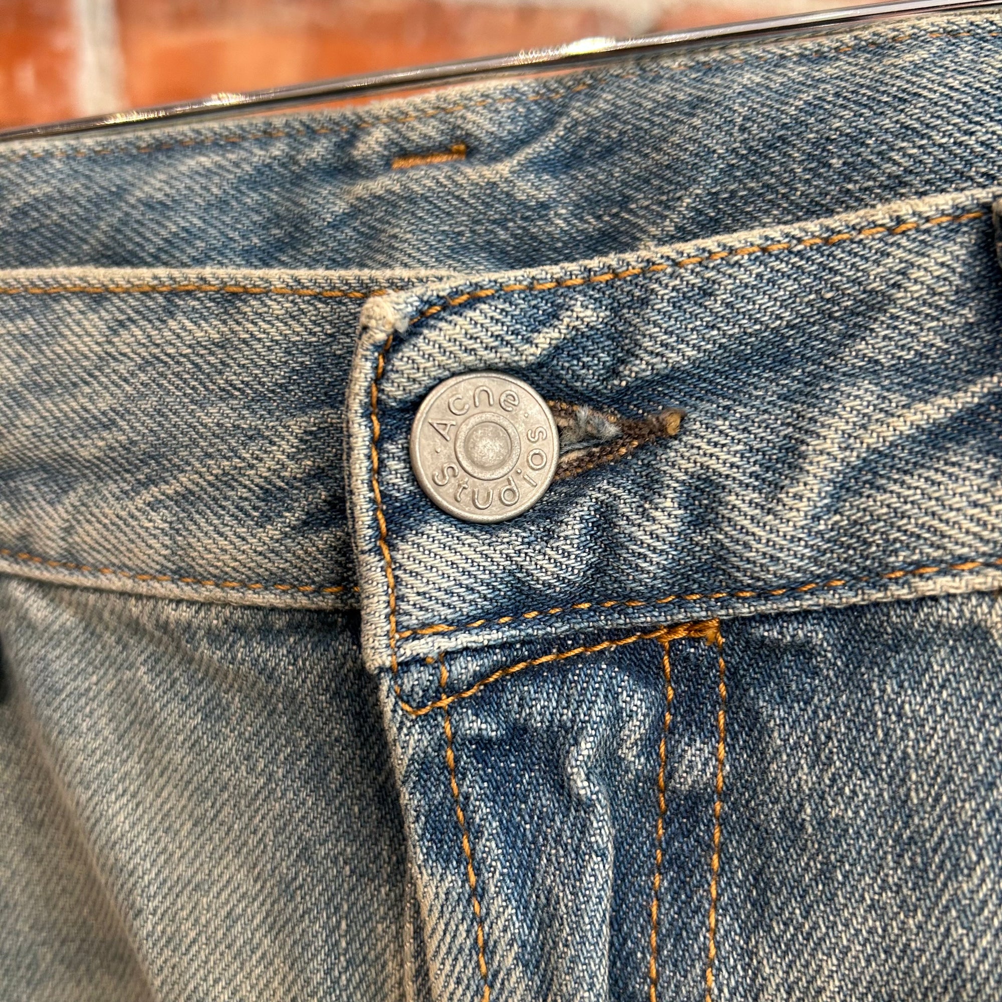 ACNE STUDIOS 2021M PENICILLIN DENIM ‘BLUE/MUD’