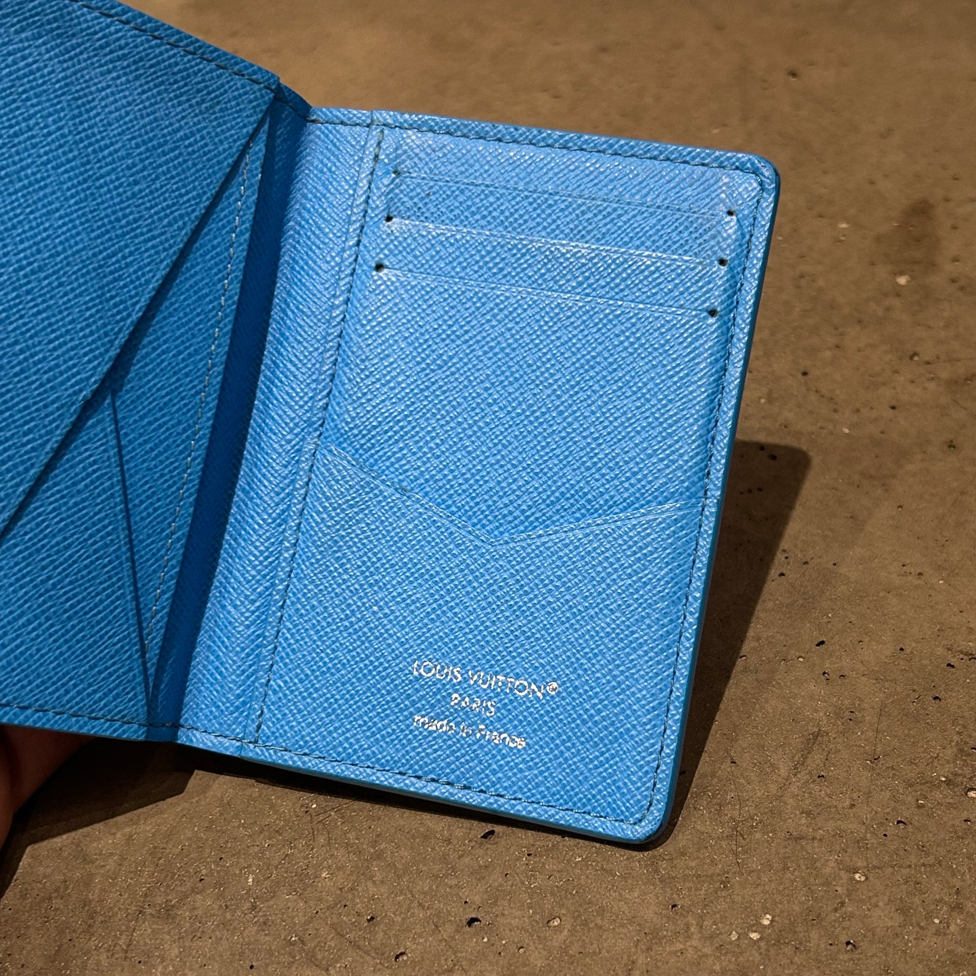 LOUIS VUITTON SS25 POOL POCKET ORGANIZER WALLET ‘BLUE’