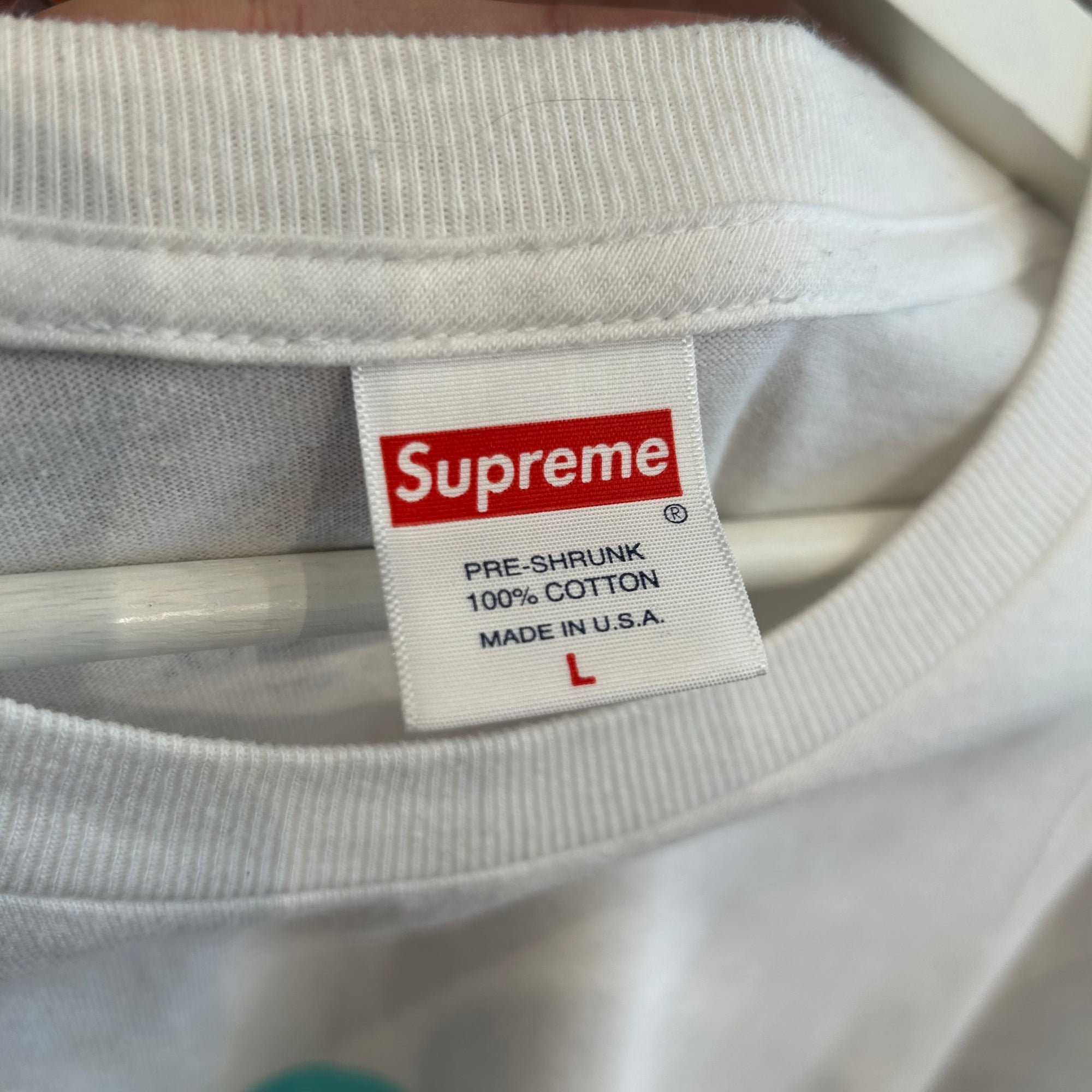 SUPREME X TIFFANY &amp; CO. FW21 BOX LOGO TEE ‘WHITE/TIFFANY’