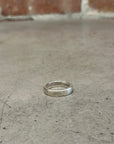 CHROME HEARTS DESTROYED BLANK 6MM SPACER RING ‘SILVER’