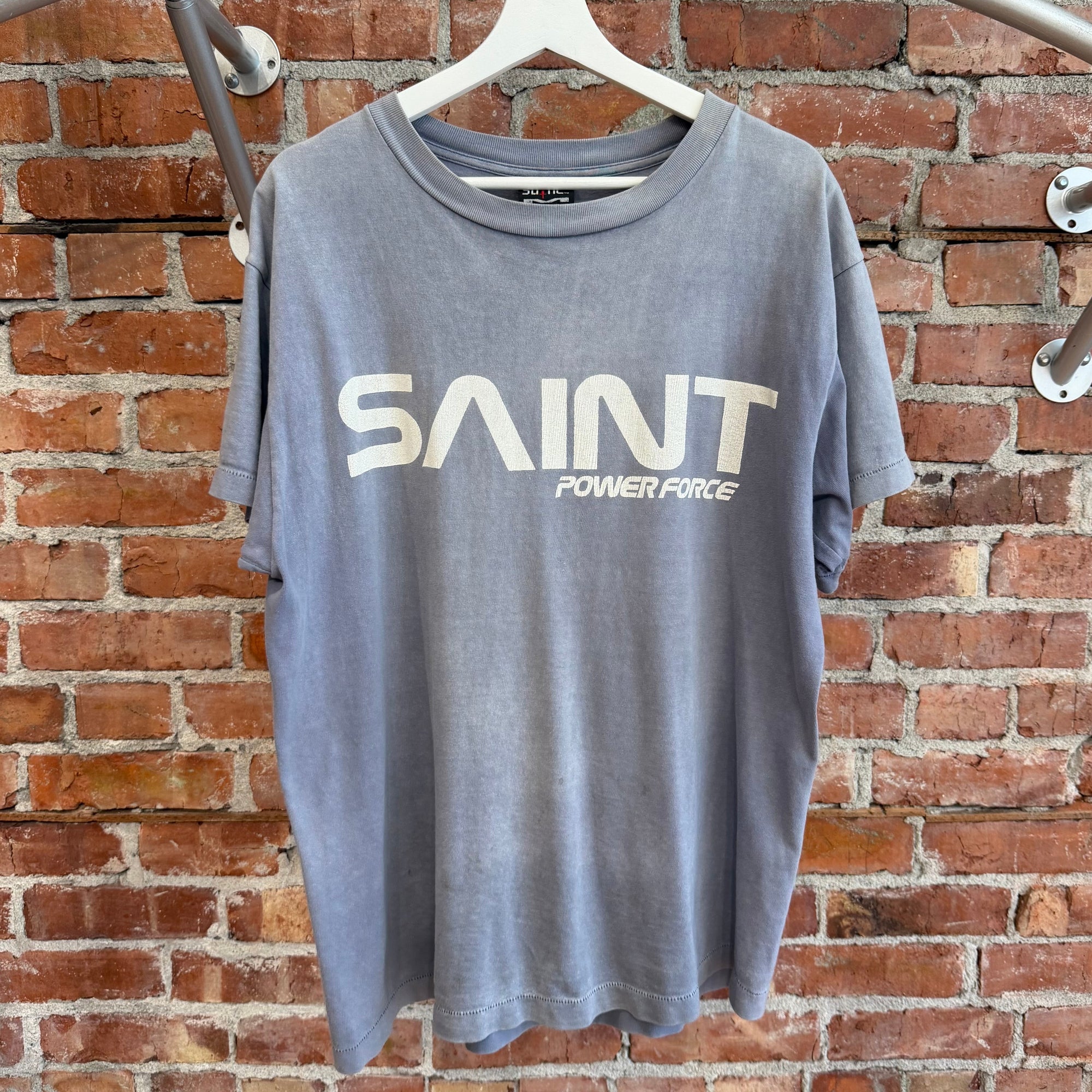 SAINT MICHAEL POWER FORCE TEE ‘GRAY’