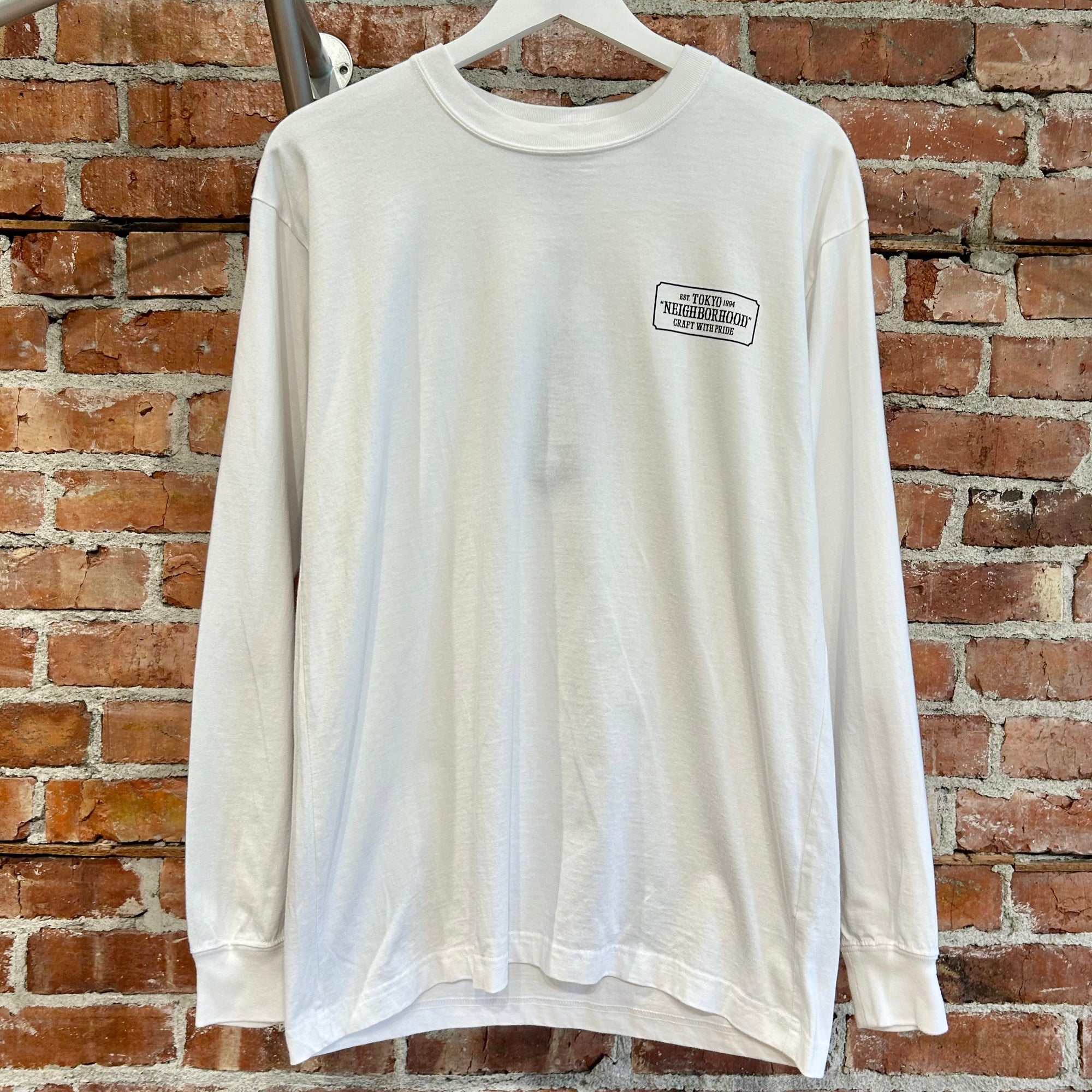 NEIGHBORHOOD TOKYO BOX LOGO 1994 LONG SLEEVE ‘WHITE’