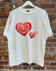 HUMAN MADE FUTURISTIC DOUBLE HEARTS TEE ‘WHITE’