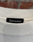 UNDERCOVER FW21 ROSE CREWNECK ‘WHITE’