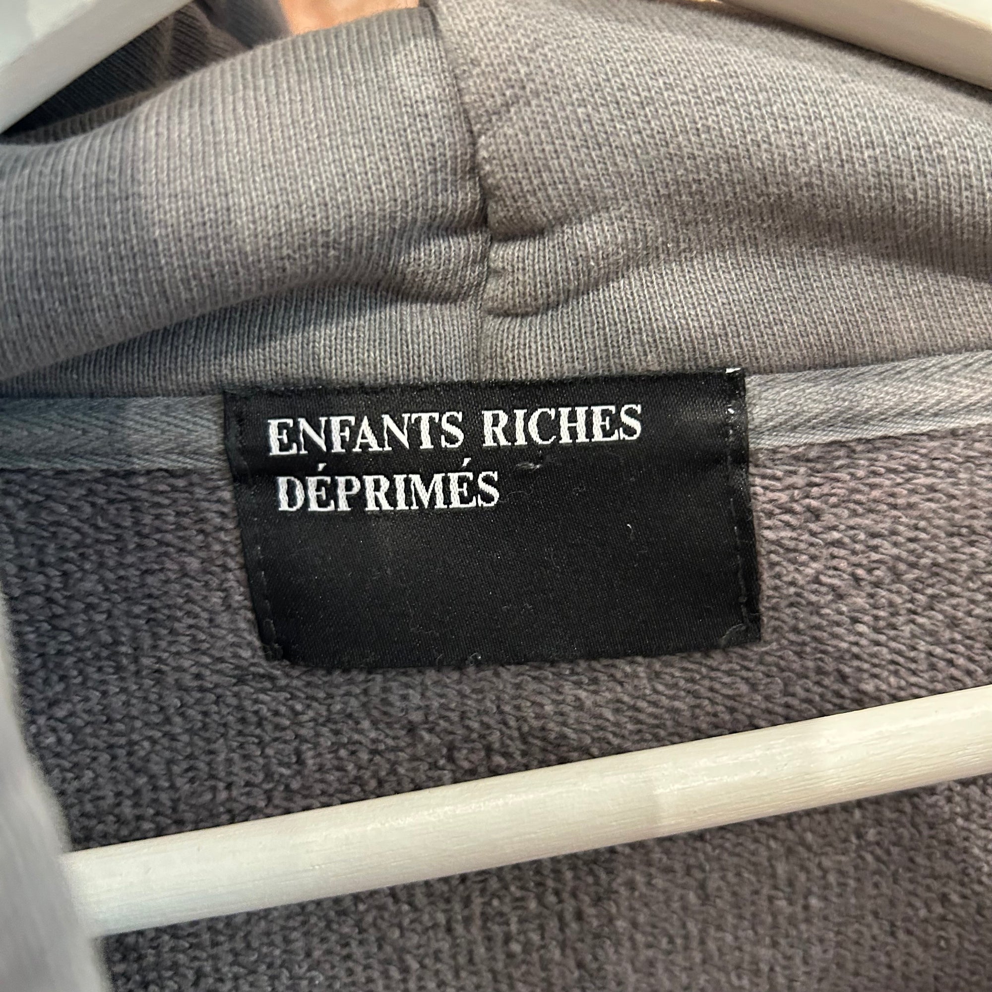 ENFANTS RICHES DEPRIMES SS23 MOTHER MARY HOODIE ‘GREY’