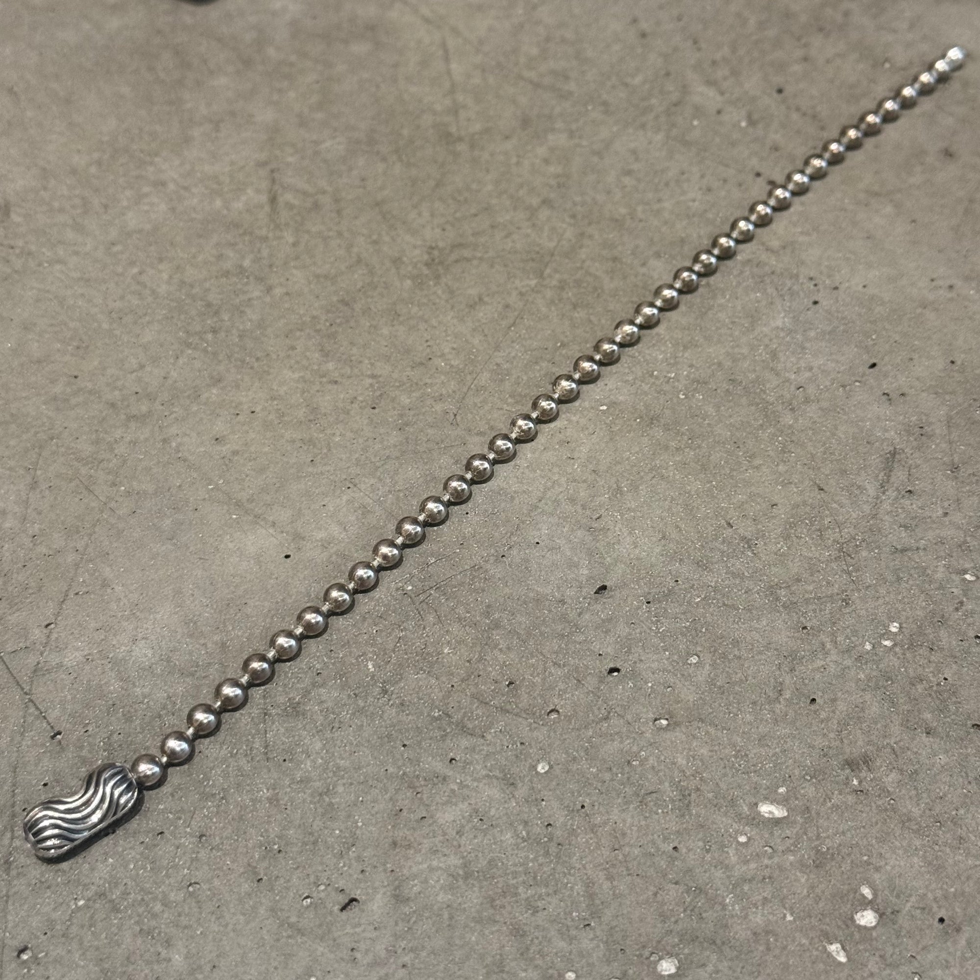 GOOD ART HLYWD DESERT SESSIONS BALL CHAIN BRACELET ‘SILVER’
