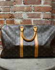LOUIS VUITTON MONOGRAM KEEPALL 40 DUFFLE BAG ‘BROWN’