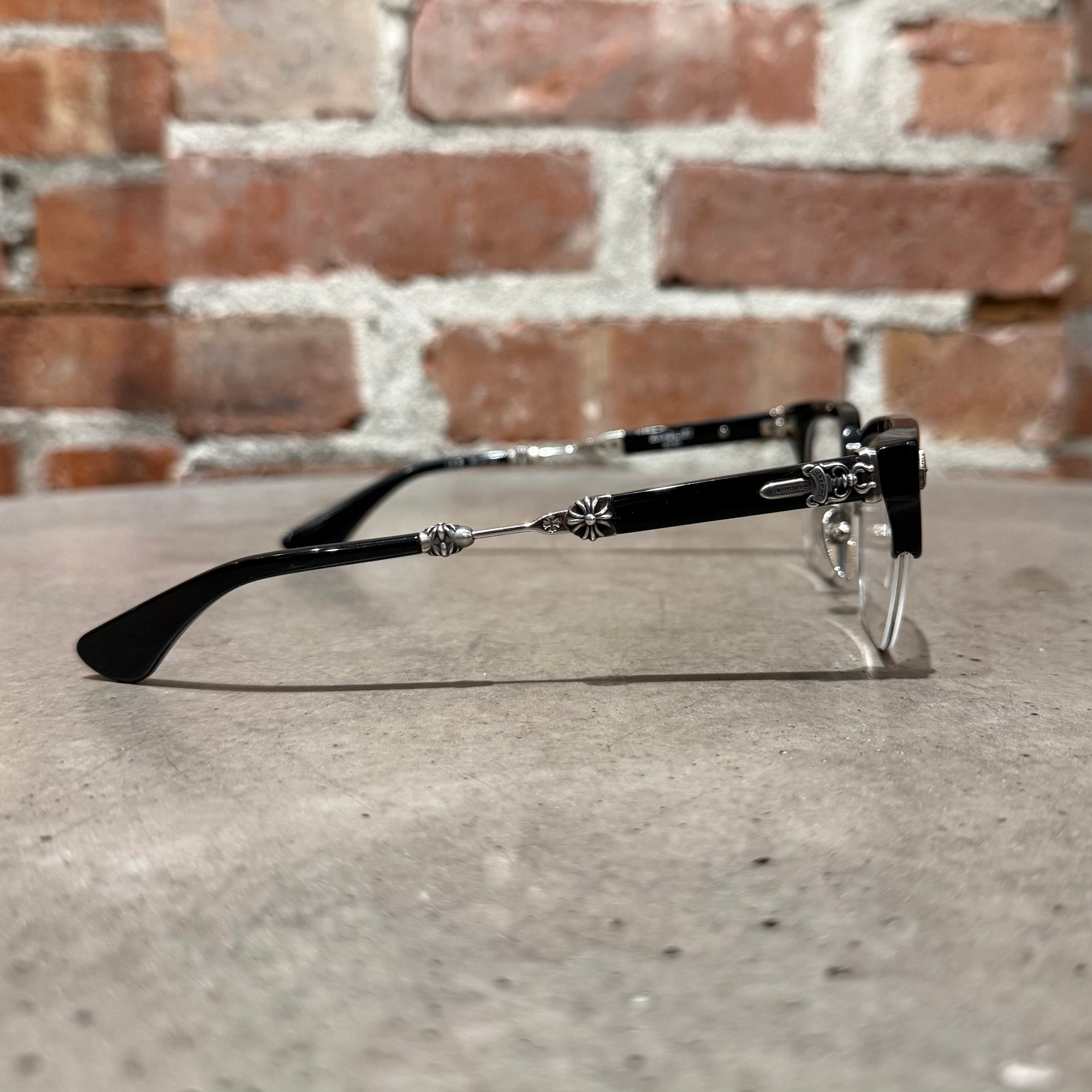 CHROME HEARTS EVAGILIST GLASSES ‘BLACK’