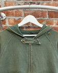KAPITAL "RED ARMY" STAR ZIP HOODIE ‘SAGE’