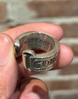 CHROME HEARTS LARGE SCROLL RING ‘SILVER’