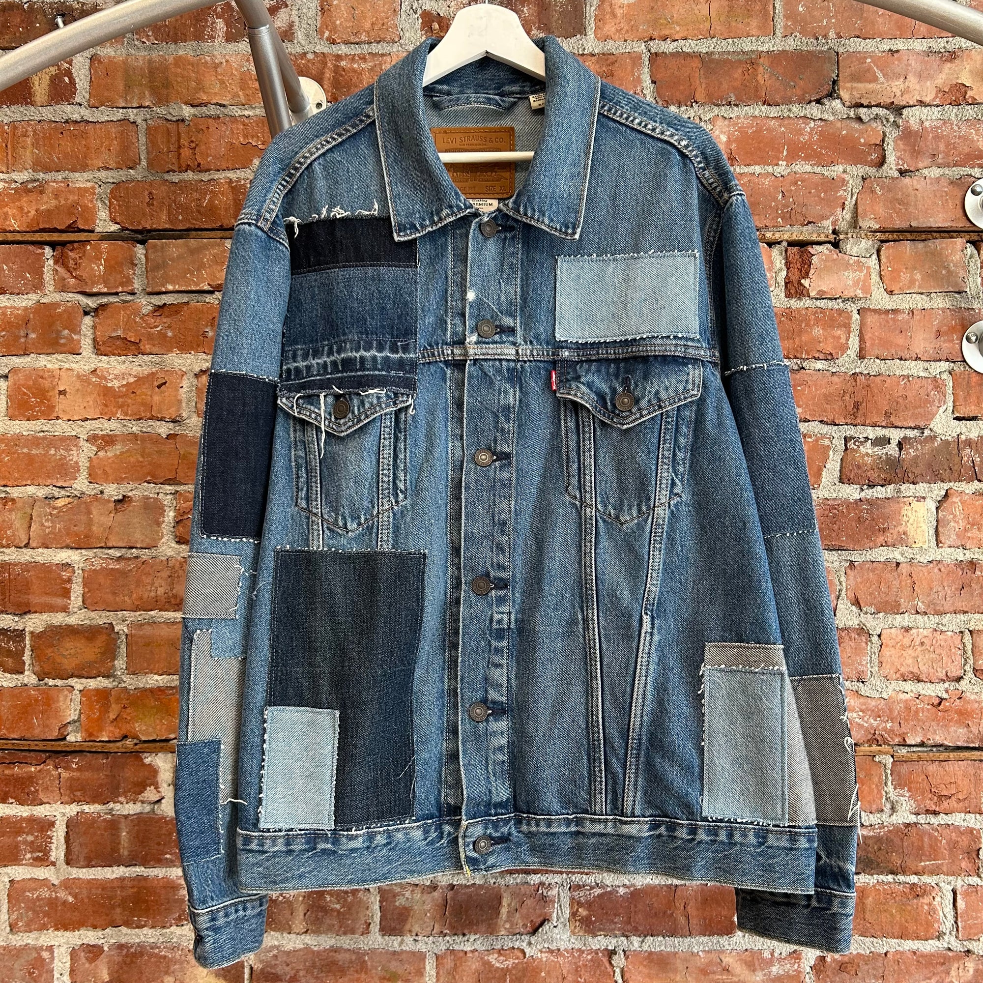 LEVIS TYPE-3 BIG E PATCHWORK DENIM JACKET ‘BLUE’