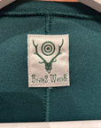 SOUTH2WEST8 HOODED QUARTER ZIP TRACK JACKET ‘FOREST’