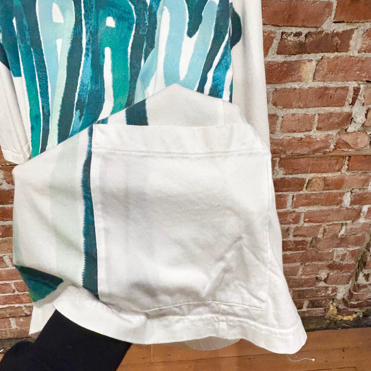 MARNI PAINT LOGO POCKET TEE ‘WHITE’