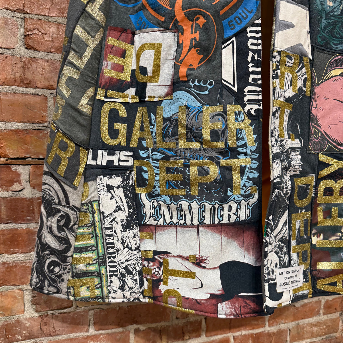GALLERY DEPT. DR OCT 1 OF 1 PATCHWORK CAPE ‘MULTI’