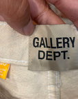 GALLERY DEPT. LOGAN GALACTIC GLITTER FLARED DENIM ‘SILVER’
