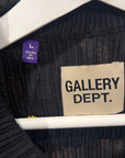 GALLERY DEPT. PARKER PLEATED SHIRT ‘BLACK’
