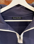 ACNE STUDIOS OVERSIZED FLINT FLAG QUARTER ZIP RUGBY ‘MULTI’