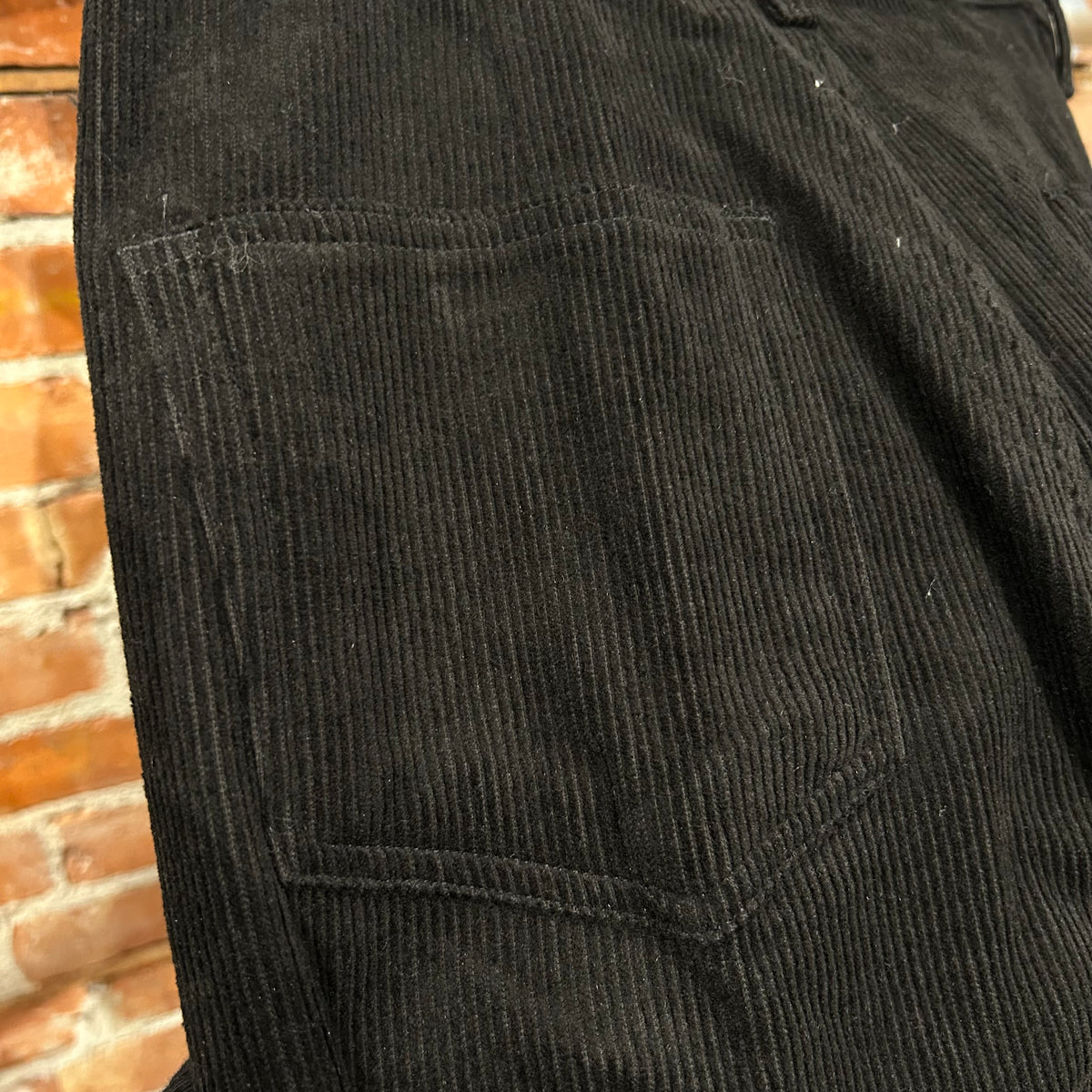 RICK OWENS FW25 CONCORDIAN CORDUROY BOLAN BOOTCUT PANTS ‘BLACK’