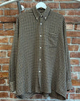 OUR LEGACY OVERSIZED CHECK FLANNEL ‘BROWN’