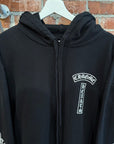 CHROME HEARTS T-BAR FLORAL PULLOVER HOODIE ‘BLACK’