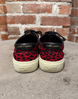SAINT LAURENT PARIS BABYCAT VENICE SNEAKERS ‘BLACK/RED’
