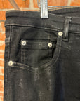 RICK OWENS FW21 GETHSEMANE DRKSHDW WAXED DETROIT DENIM ‘BLACK’