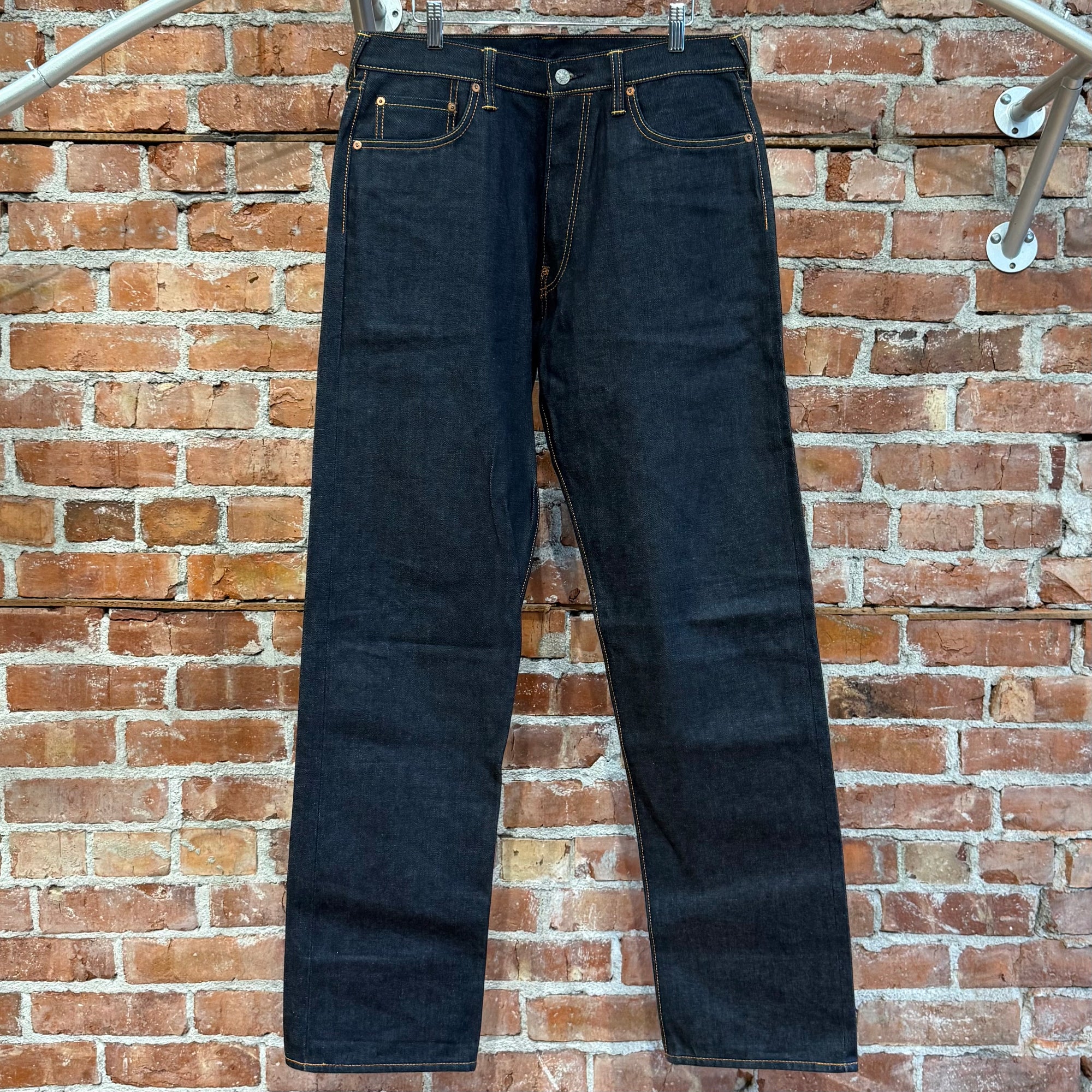 EVISU LOT 0001 CHENILLE GULL DENIM 'INDIGO/GREEN'