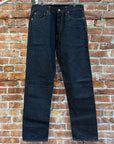 EVISU LOT 0001 CHENILLE GULL DENIM 'INDIGO/GREEN'