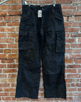 GALLERY DEPT. DISTRESSED PROGRAMMER CARGO PANTS ‘BLACK’