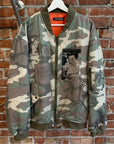 ROUGH SIMMONS AKIRA NEOTOKYO RIOT BOMBER JACKET ‘GREEN CAMO’