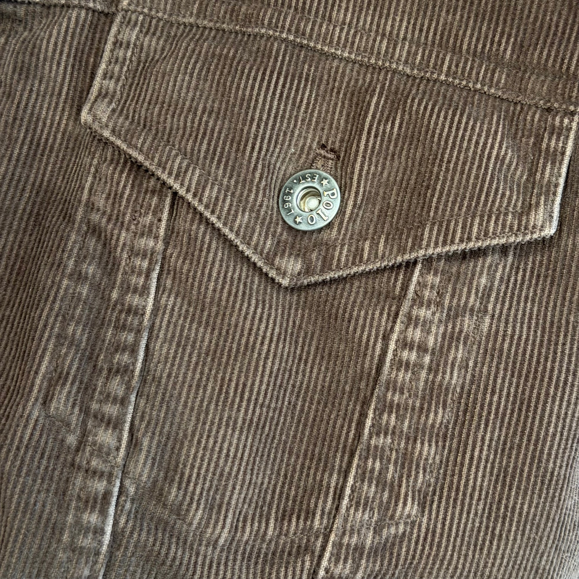 POLO RALPH LAUREN CORDUROY TYPE-3 TRUCKER JACKET ‘BROWN’