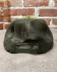 KAPITAL DIRTY SHRINK TRUCKER HAT 'OLIVE'