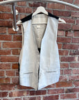 MAISON MARGIELA x H&M ARTISANAL PAINTED WAISTCOAT ‘WHITE/BLACK’