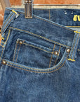 EVISU GENES THIN GULL SLIM STRAIGHT DENIM ‘INDIGO/IVORY’