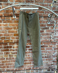 MARCEL EVERETTE COTTON TROUSERS ‘GREEN’