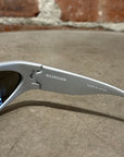 BALENCIAGA SWIFT OVAL SUNGLASSES ‘SILVER’