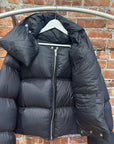RICK OWENS FW18 SISYPHUS FUNNEL NECK PUFFER JACKET ‘BLACK’