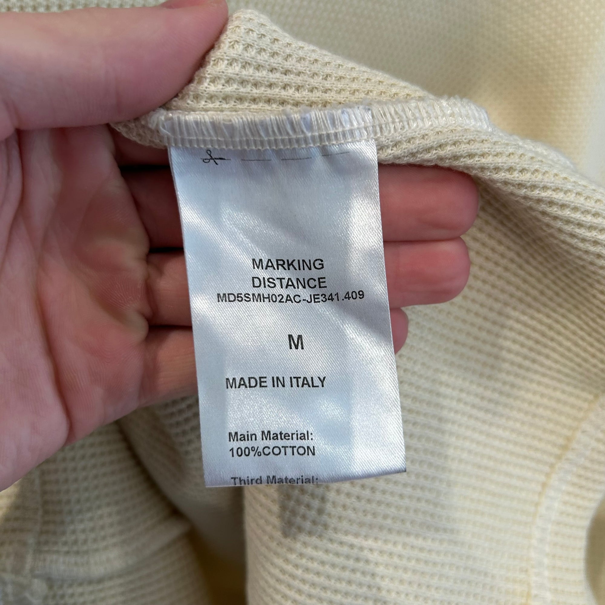 MARKING DISTANCE MURICA THERMAL LONGSLEEVE ‘CREAM’