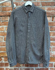 HAIDER ACKERMANN WOOL HOUNDSTOOTH SHIRT ‘GREY’