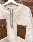 ACNE STUDIOS POLAR FABION SHEARLING SWEATER ‘CREAM’