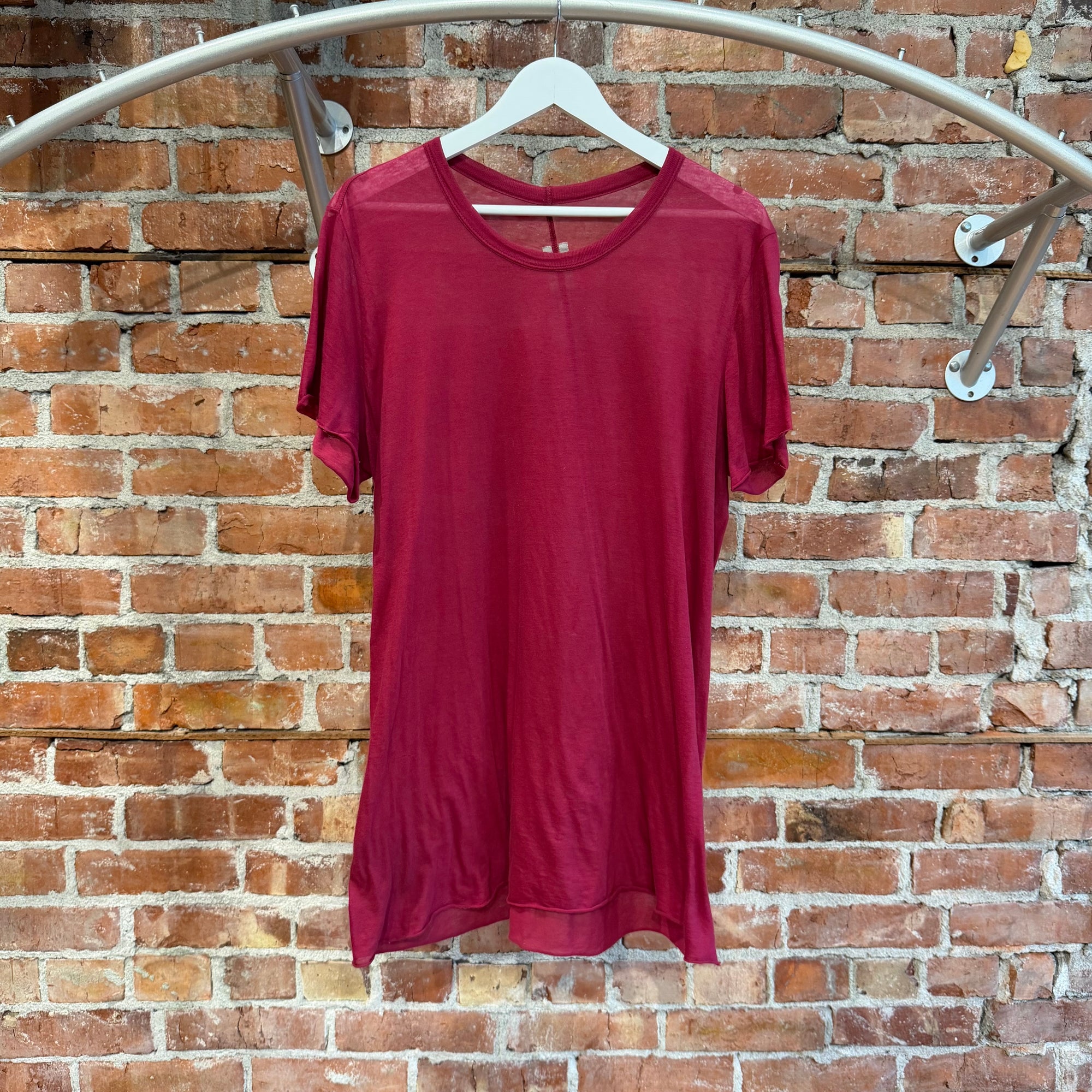 RICK OWENS SS23 EDFU TEE ‘FUCHSIA’