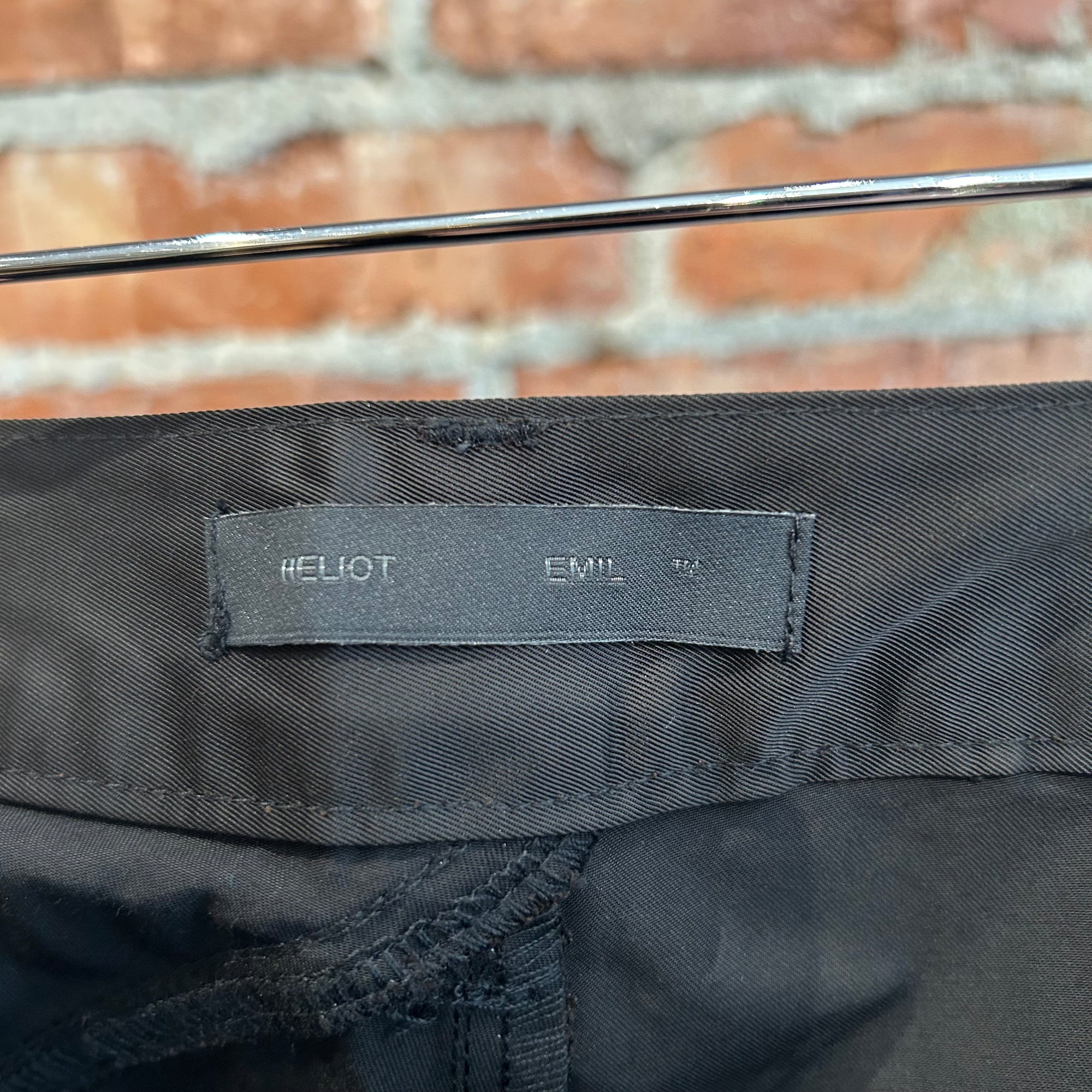HELIOT EMIL FW19 CARGO TWILL UTILITY PANTS ‘BLACK’