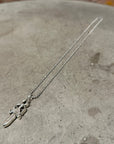 CHROME HEARTS DOUBLE DAGGER NECKLACE ‘SILVER’