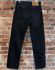 VETEMENTS SS19 RHINESTONE EMBELLISHED STRAIGHT DENIM  ‘BLACK’