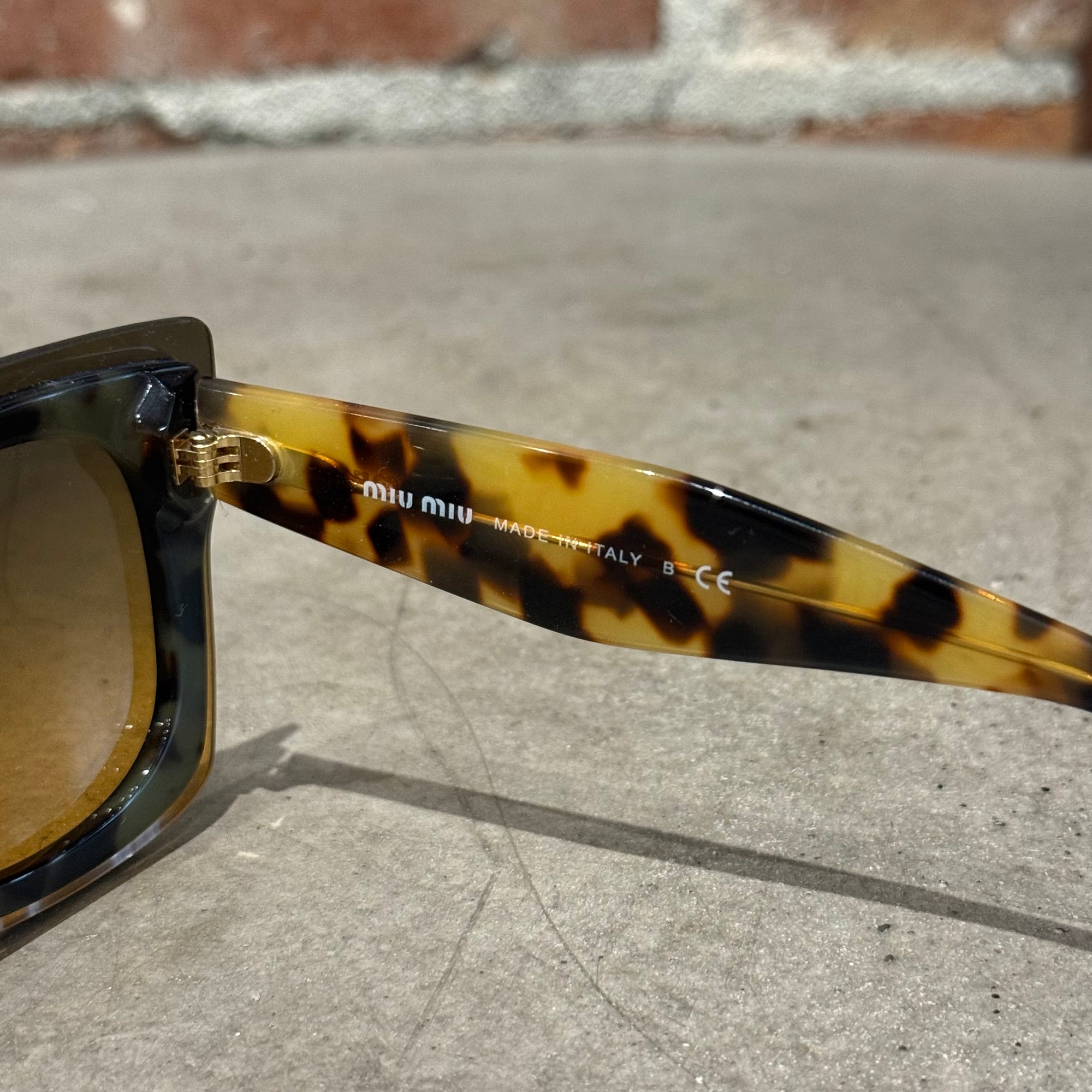 MIU MIU DOUBLE FRAME SUNGLASSES ‘TORTOISE’